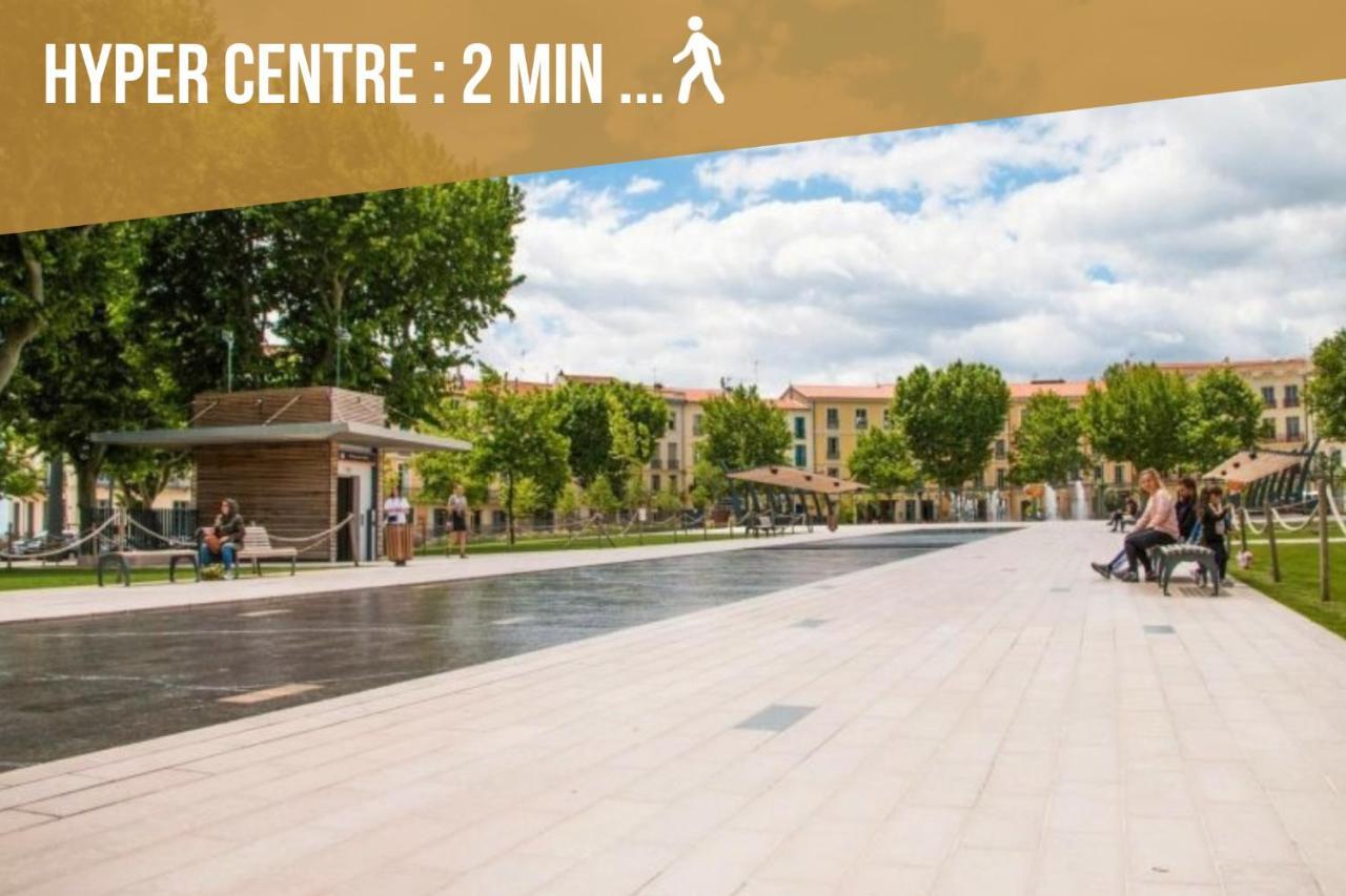 Centre Historique - Free Parking - Self Checkin - Wifi - Industriel - Sleepntripbeziers Apartment Екстериор снимка